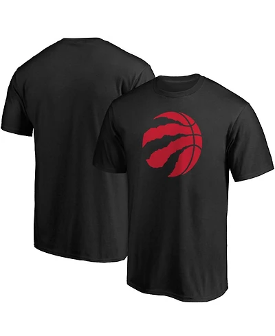 Men's Fanatics Black Toronto Raptors Primary Team Logo T-shirt