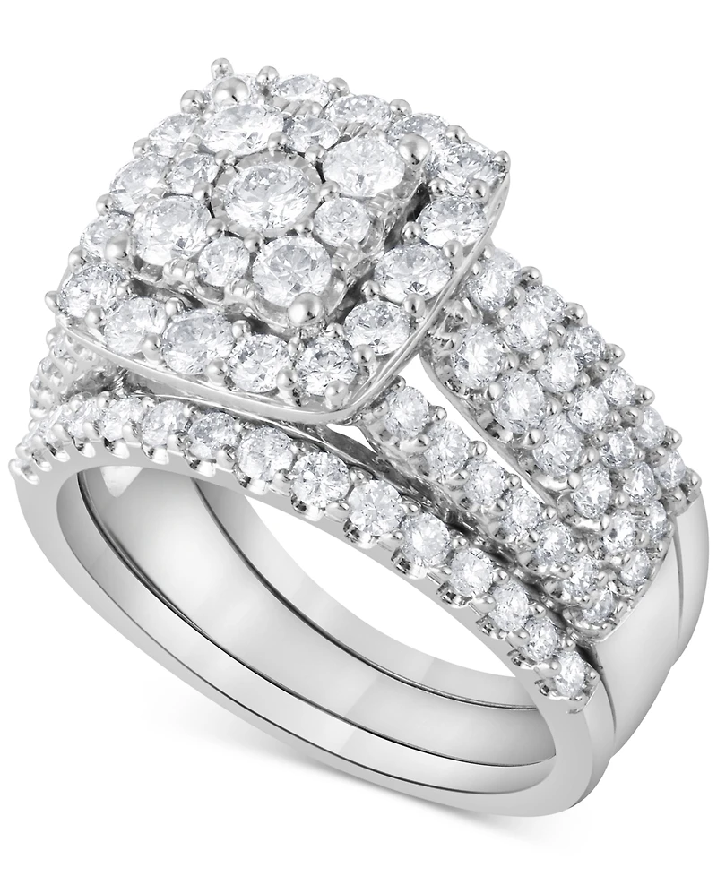 Diamond Bridal Set (2 ct. t.w.) in 14k White Gold