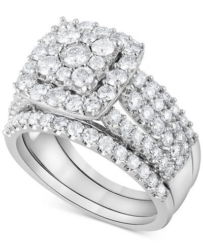 Diamond Bridal Set (2 ct. t.w.) in 14k White Gold