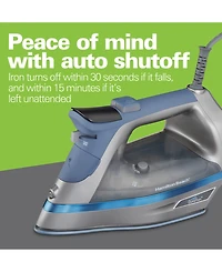 Hamilton Beach Durathon Nonstick Soleplate Digital Iron