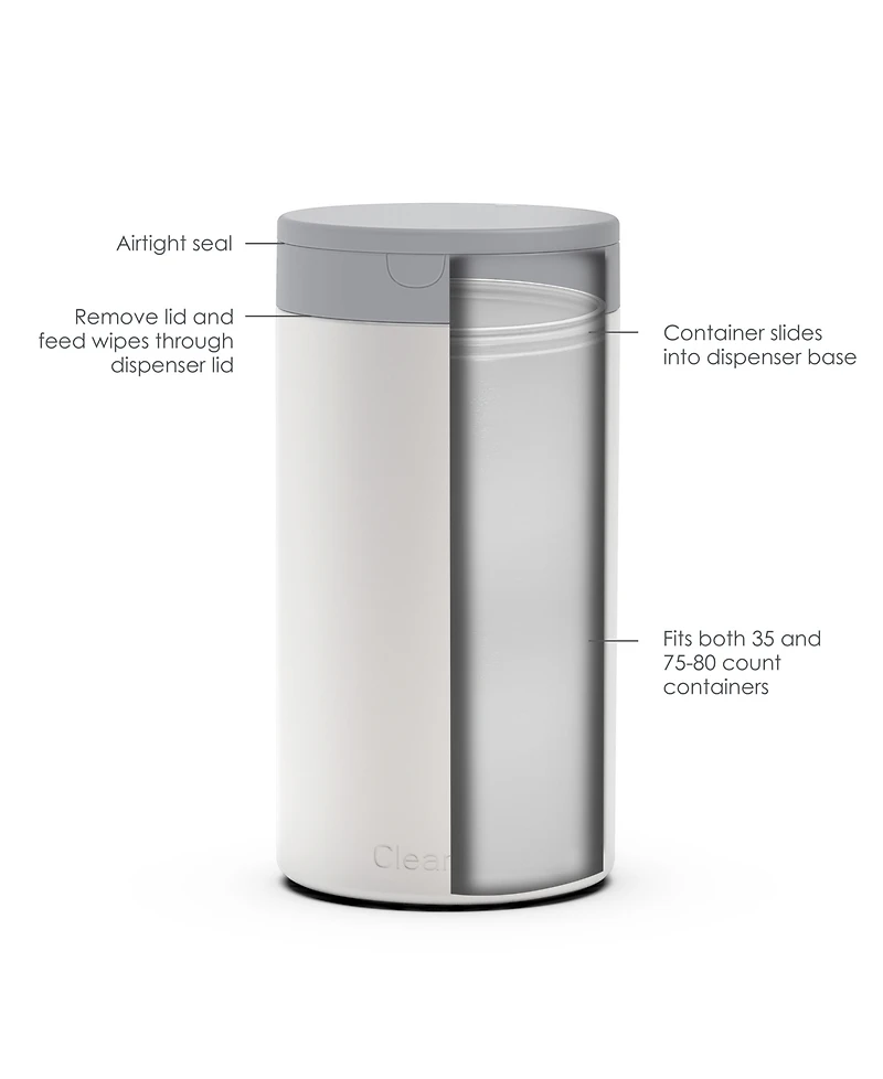 Spectrum Diversified Decorative Disinfecting Wipe Dispenser for Home Office