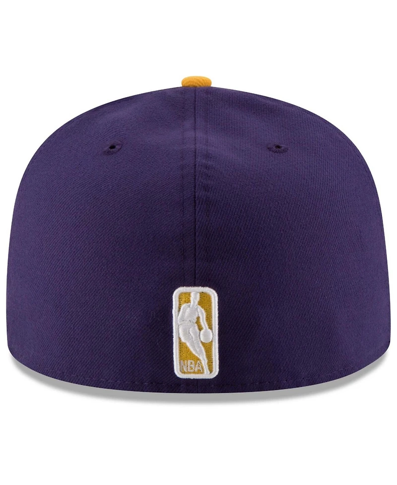 New Era Men's Los Angeles Lakers Official Team Color 2Tone 59FIFTY Fitted Cap
