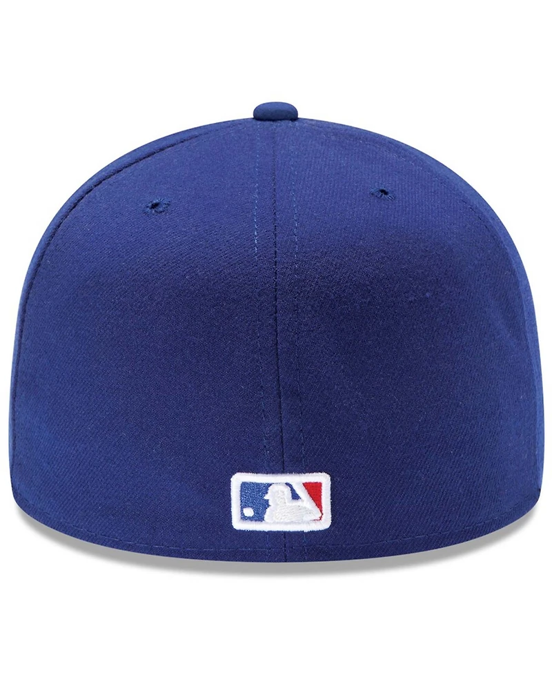 New Era Men's Royal Texas Rangers Game Authentic Collection On-Field Low Profile 59FIFTY Fitted Hat