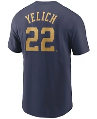 Nike Men's Milwaukee Brewers Name & Number T-Shirt - Christian Yelich