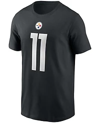 Men's Chase Claypool Black Pittsburgh Steelers Name and Number T-shirt