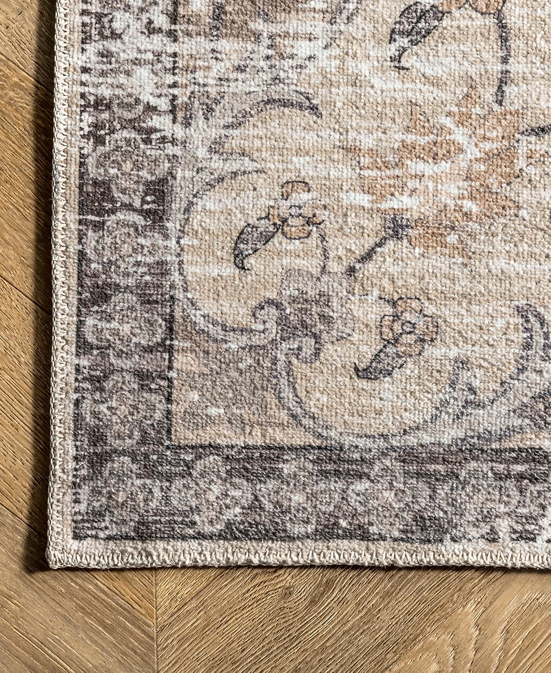 nuLoom Aurora HJAU04A Machine-Washable 5' x 8' Area Rug