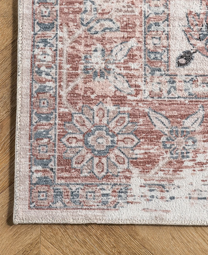 nuLoom Aurora HJAU14A Machine-Washable 5' x 8' Area Rug