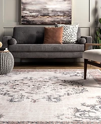 nuLoom Aurora HJAU14A Machine-Washable 5' x 8' Area Rug