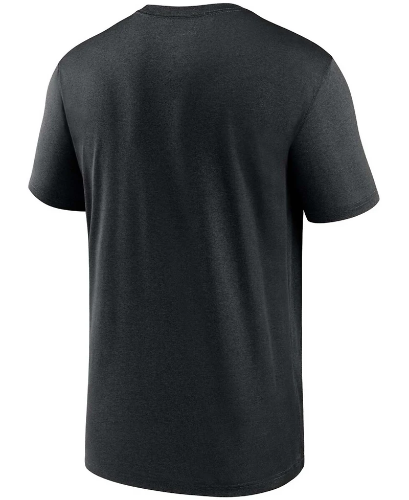 Men's Black Colorado Rockies Icon Legend Performance T-shirt