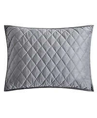 Vera Wang Diamond Velvet Quilt Set