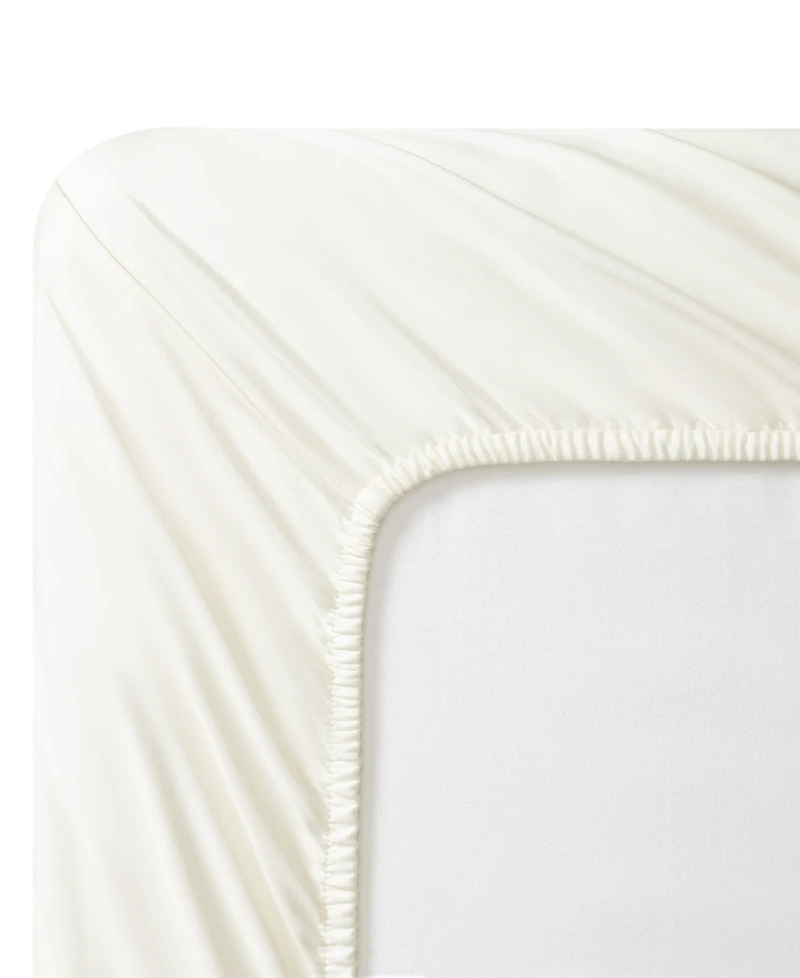 Vera Wang Solid 800 Thread Count Cotton Sateen 4 Piece Sheet Set