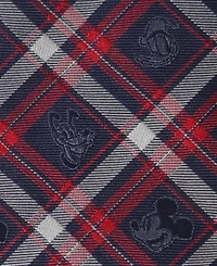 Disney Men's Mickey and Friends Plaid Men's Tie