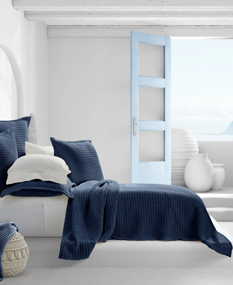White Sand Pebble Beach Honeycomb Sham