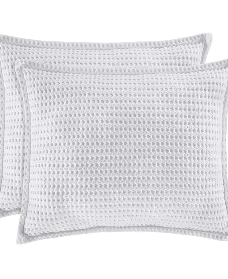 White Sand Pebble Beach Honeycomb Sham, Standard
