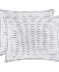 White Sand Pebble Beach Honeycomb Sham, Standard
