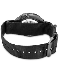 Seiko Men's Automatic 5 Sports Black Nylon Strap Watch 43mm