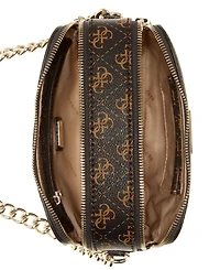 Guess Noelle Small Double Compartment Chain Camera Crossbody