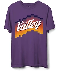 Men's Purple Phoenix Suns The Valley Pixel T-shirt