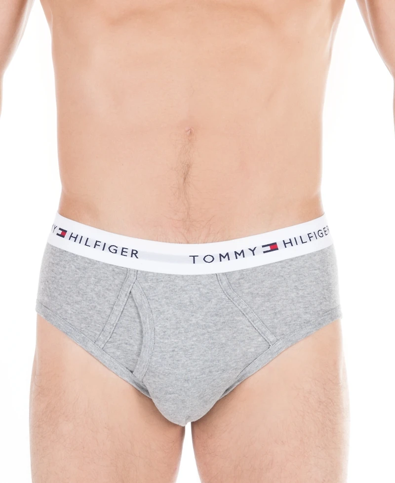 Tommy Hilfiger Men's 4-Pack Classic Cotton Moisture-Wicking Briefs