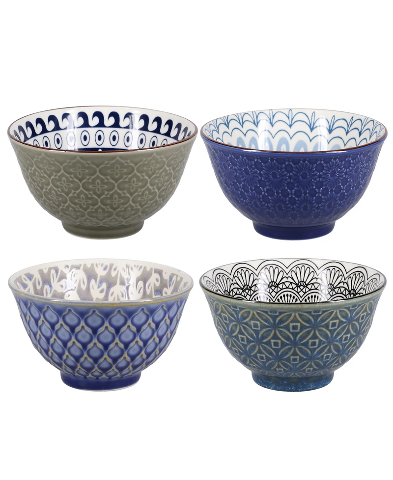 Ooh LaLa Mix and Match 23 Ounce Bowls, Set of 8