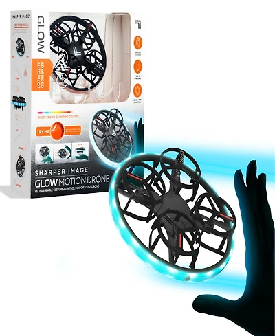 Sharper Image Glow Motion Rechargeable Gesture-Control Indoor Stunt Drone