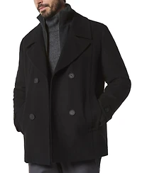 Marc New York Men's Danton Peacoat with Inset Bib