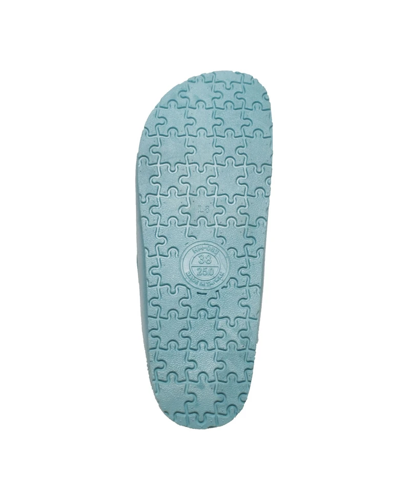 Women's Two Band Sandals Aqua