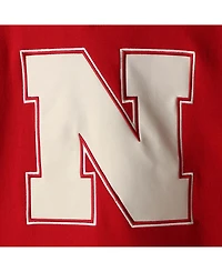 Men's Scarlet Nebraska Huskers 2.0 Lace-Up Pullover Hoodie