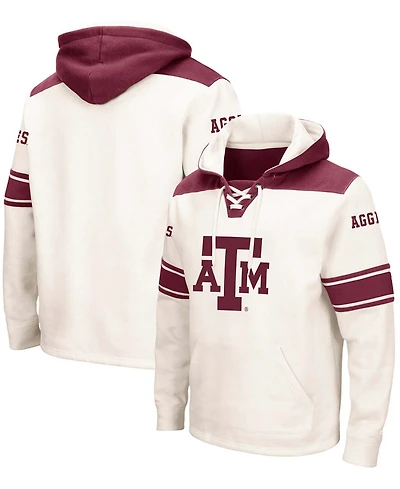 Men's Cream Texas A M Aggies 2.0 Lace-Up Hoodie