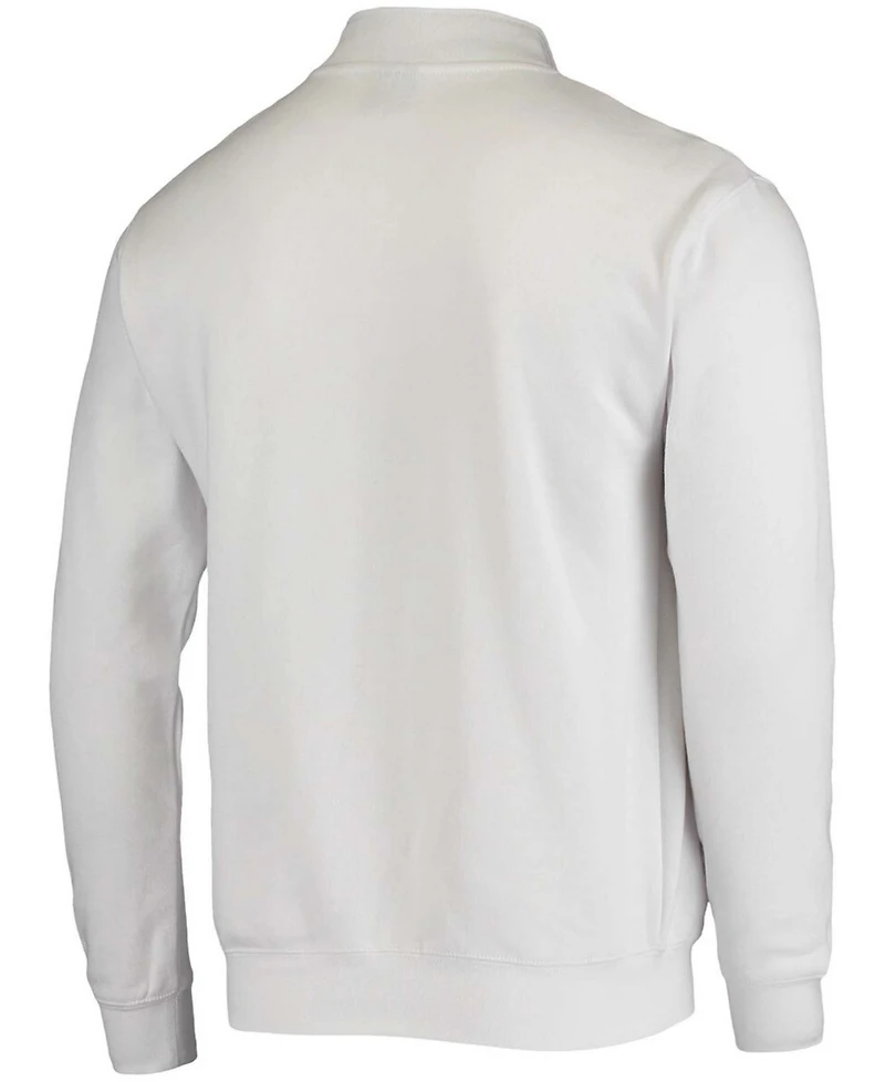 Men's White Air Force Falcons Tortugas Logo Quarter-Zip Jacket