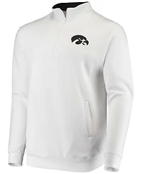 Men's White Iowa Hawkeyes Tortugas Logo Quarter-Zip Jacket