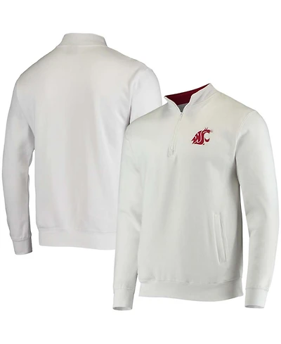 Men's White Washington State Cougars Tortugas Logo Quarter-Zip Jacket