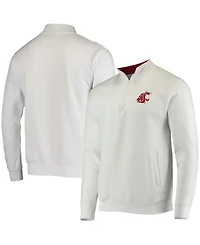 Men's White Washington State Cougars Tortugas Logo Quarter-Zip Jacket
