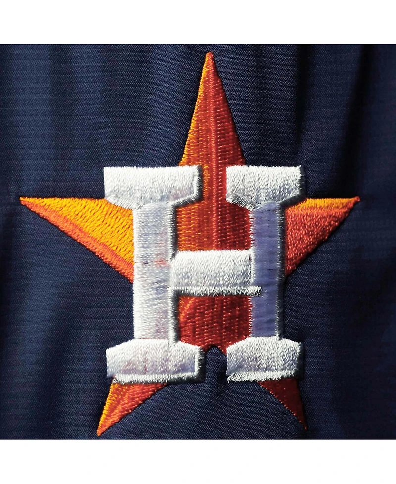 Men's Navy Houston Astros Double Play Hoodie Full-Zip Jacket