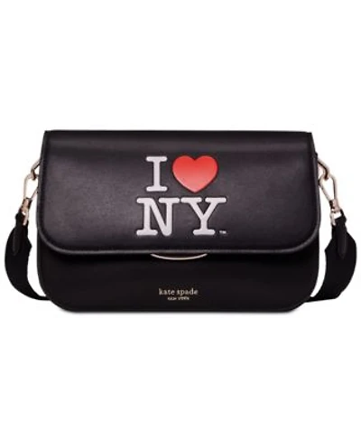 Buddie I Heart Ny Small Leather Shoulder Bag Wallet
