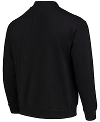 Men's Black West Virginia Mountaineers Tortugas Logo Quarter-Zip Jacket