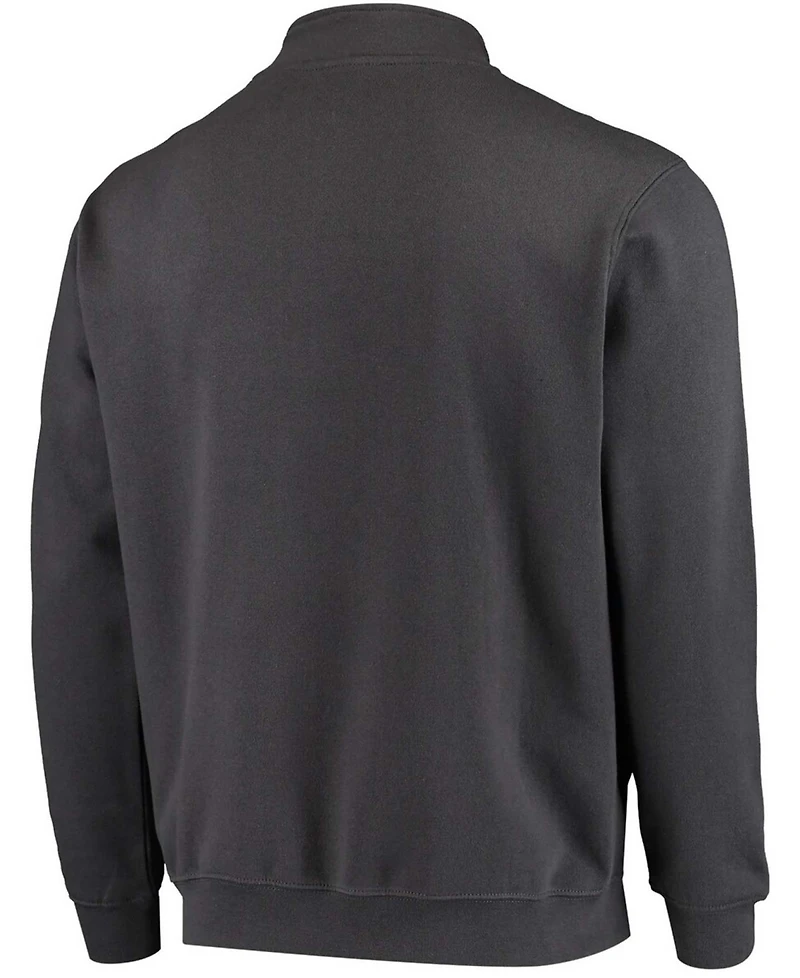 Men's Charcoal Michigan State Spartans Tortugas Logo Quarter-Zip Jacket