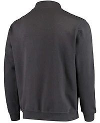 Men's Charcoal Michigan State Spartans Tortugas Logo Quarter-Zip Jacket