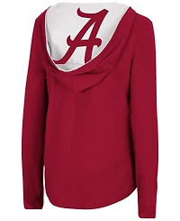 Women's Crimson Alabama Tide Catalina Hoodie Long Sleeve T-shirt
