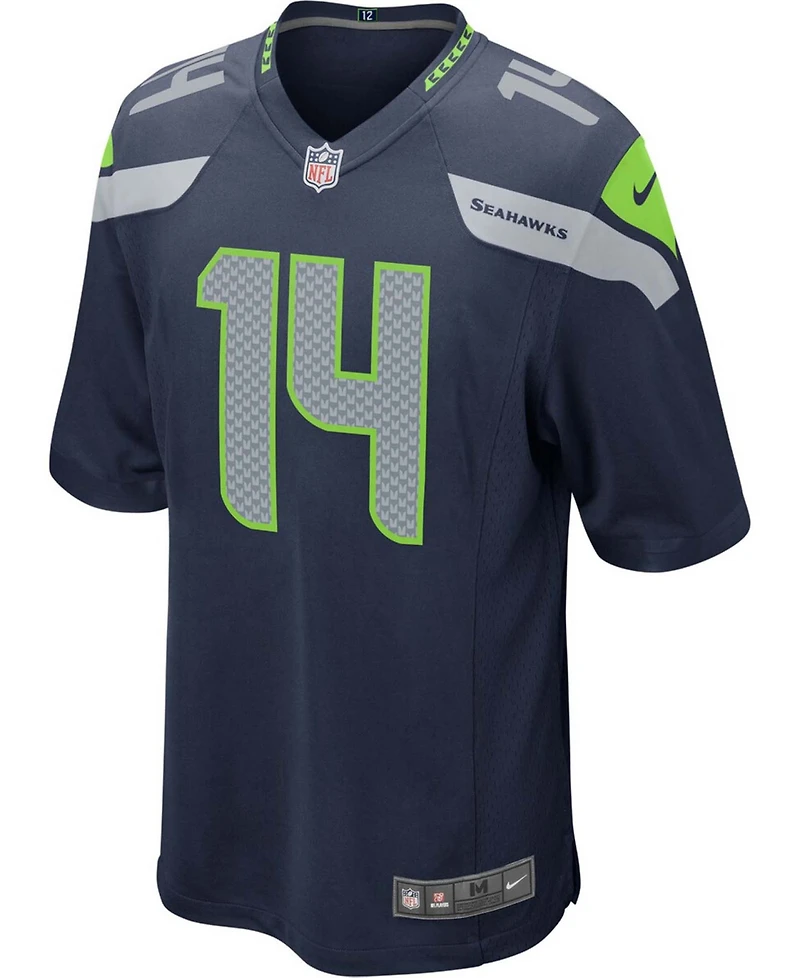 Men's Seattle Seahawks Dk Metcalf Navy Game Player Jersey