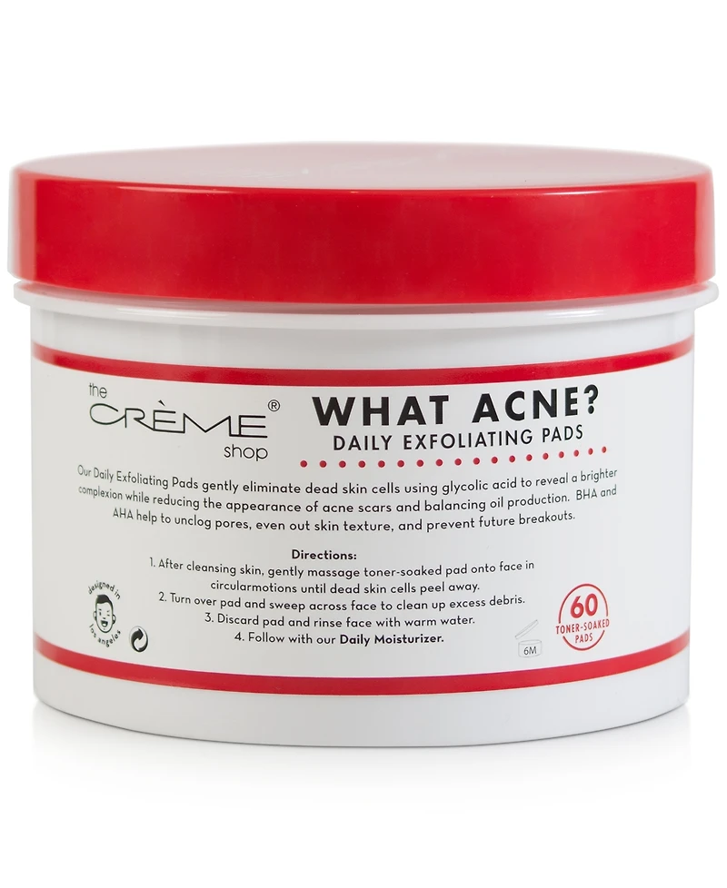 The Creme Shop What Acne? Daily Exfoliating Pads