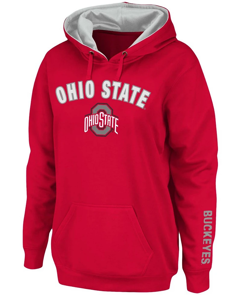 Women's Ohio State Buckeyes Arch Logo 1 Pullover Hoodie