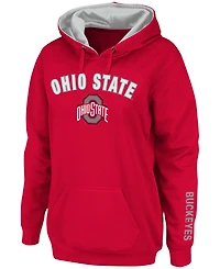 Women's Ohio State Buckeyes Arch Logo 1 Pullover Hoodie