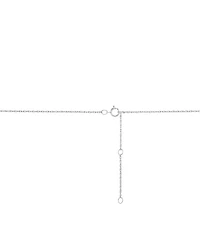 Diamond Double Heart Pendant Necklace (1/4 ct. t.w.) in Sterling Silver, 16"+ 2" extender