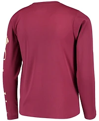 Big Boys Garnet Florida State Seminoles Pfg Terminal Tackle Long Sleeve Omni-Shade T-shirt
