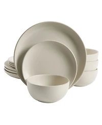 Gibson Home Rockaway 12-Piece Dinnerware Set, Service for 4