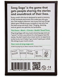 Song Saga The Music and Story Game That Rocks Connect Through Songs and Storytelling - 2 Plus Players