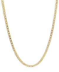 Lightweight Mariner Link 20" Chain Necklace (4mm) in 14k Gold