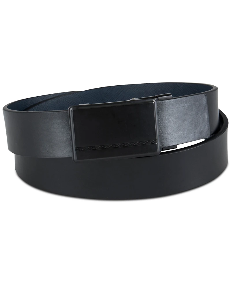 Alfani Men's Reversible Compression Buckle Belt, Created for Macy's