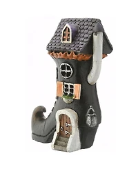 National Tree Company 6" Witch's Boot Haunted House with Led Light